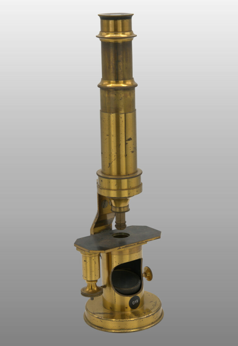 Microscope cylindrique ou tambour, photo de détail