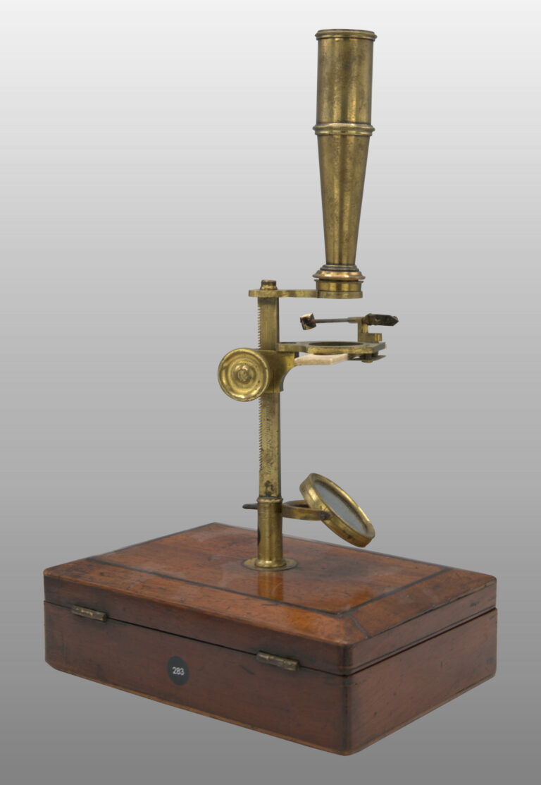 Microscope style Cary Gould, photo de détail