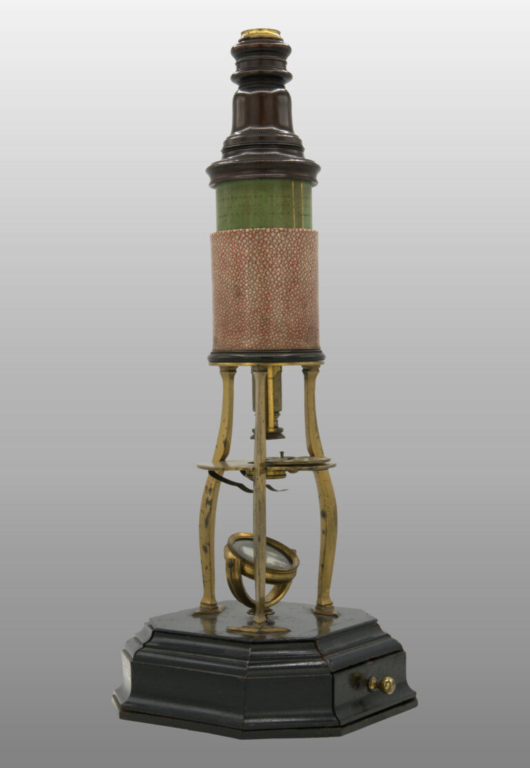 Microscope type Loft Culpeper, photo de détail