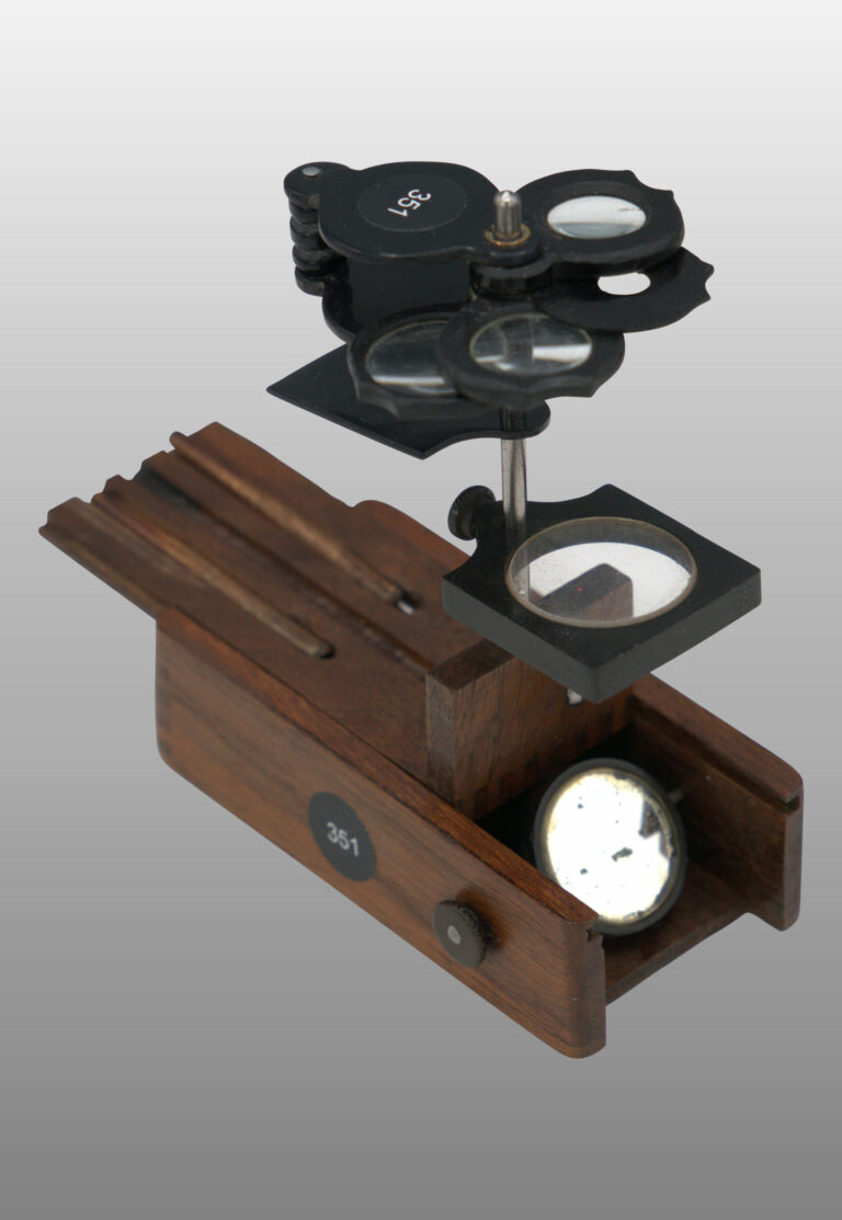 microscope simple, photo de détail