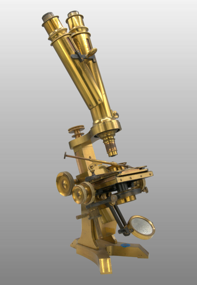 Microscope moyen inclinant, photo de détail