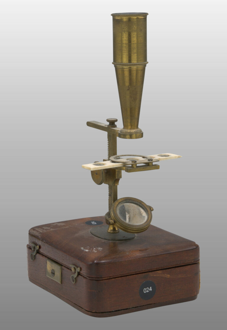 Microscope style Cary Gould, photo de détail