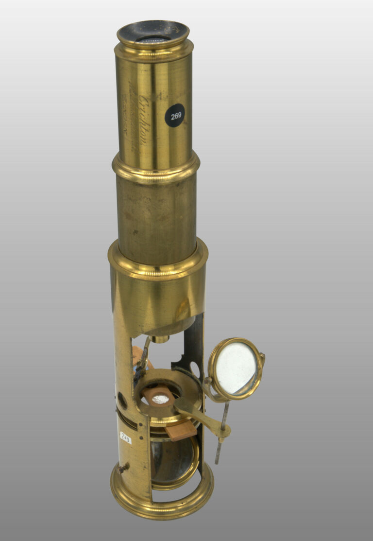 Microscope tambour type Martin, photo de détail