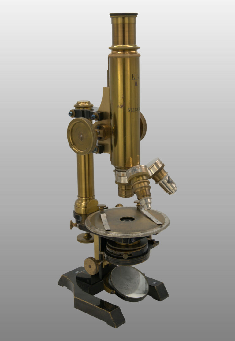 Microscope moyen inclinant, photo de détail