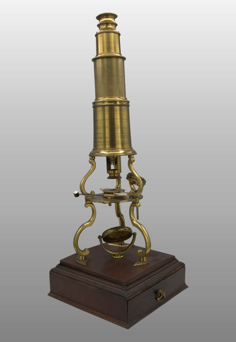 Microscope type Culpeper, photo de détail