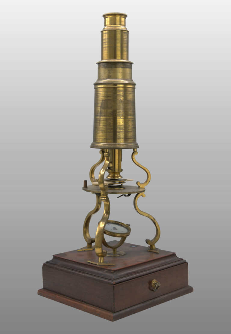 Microscope type Culpeper, photo de détail