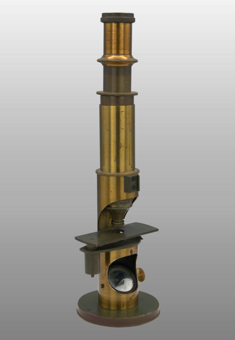 Microscope cylindrique ou tambour, photo de détail