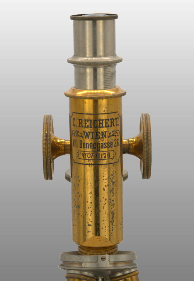 Microscope grand modèle droit inclinant IIb, photo de détail
