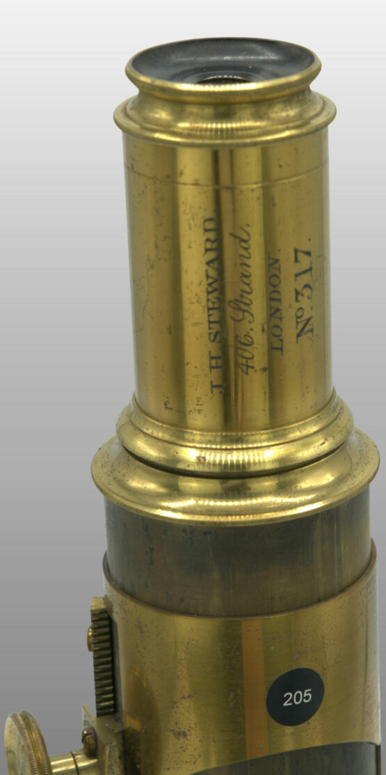 Microscope tambour type Martin, photo de détail