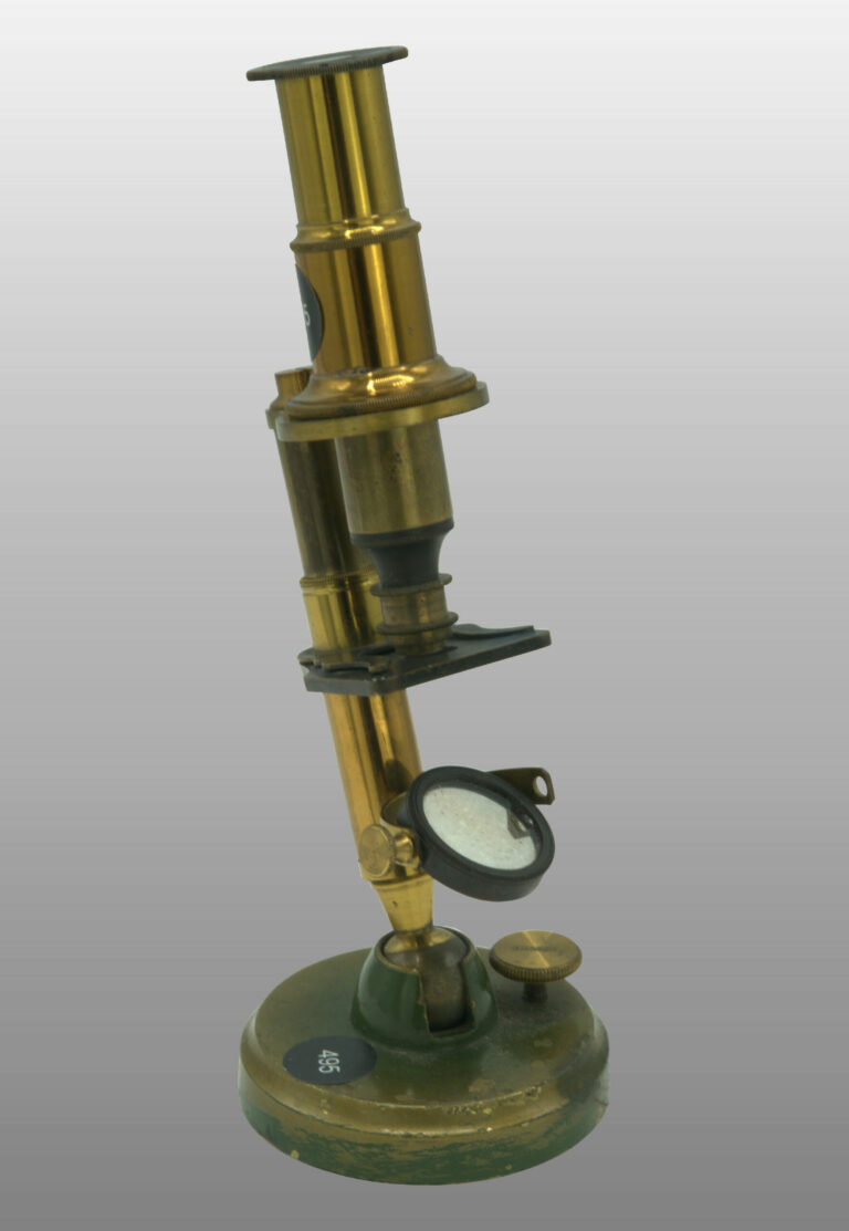 Microscope petit monté sur rotule, photo de détail