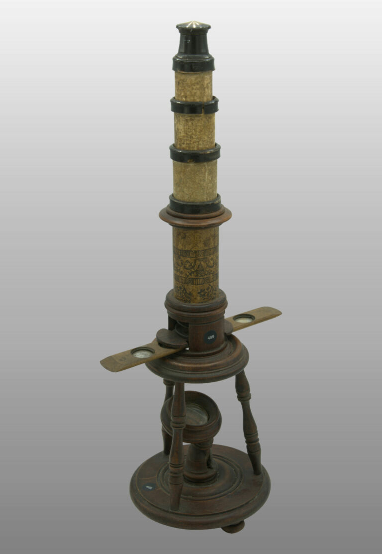 Microscope Nuremberg type Culpeper, photo de détail